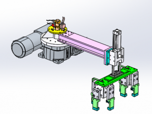 rotating clamping mechanism 3D Model