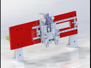 cylinder clamping mechanism 3D Model