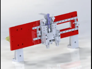cylinder clamping mechanism 3D Model