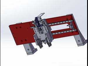 cylinder clamping mechanism Model 3D