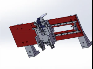 cylinder clamping mechanism 3D Model