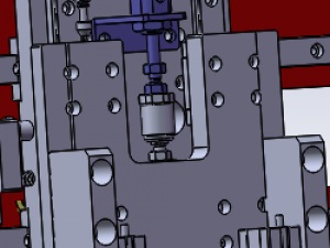 cylinder clamping mechanism Model 3D