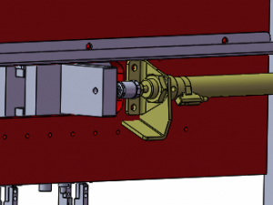 cylinder clamping mechanism Model 3D