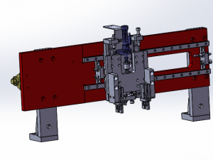 cylinder clamping mechanism Model 3D