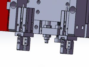 cylinder clamping mechanism Model 3D