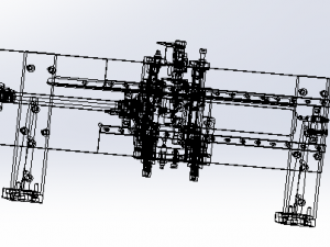 cylinder clamping mechanism Model 3D