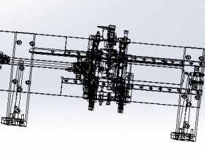 cylinder clamping mechanism 3D Model