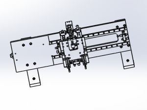 cylinder clamping mechanism Model 3D