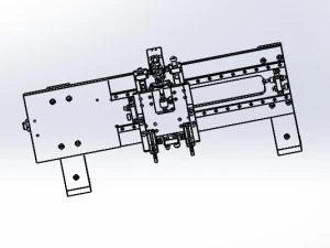 cylinder clamping mechanism 3D Model
