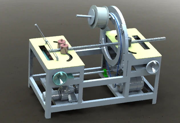 twister packaging machine 3D Model .c4d .max .obj .3ds .fbx .stl .blend 