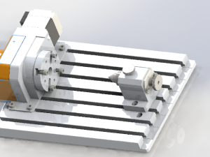 uniaxial processing platform 3D Model