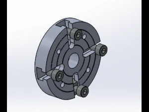 uniaxial processing platform 3D Model