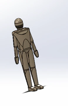 uomo di legno Modello di stampa 3D .c4d .max .obj .3ds .fbx .stl .blend 