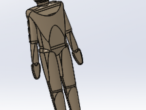 wood man 3D Print Model