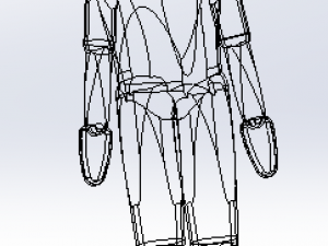 wood man 3D Print Model