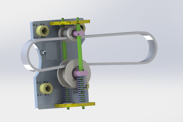 belt tightening pulley 3D Model .c4d .max .obj .3ds .fbx .stl .blend 