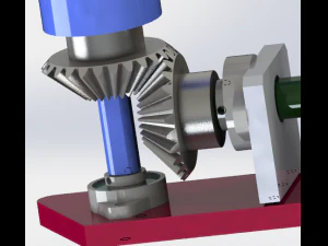 helical gearing module 3D Model