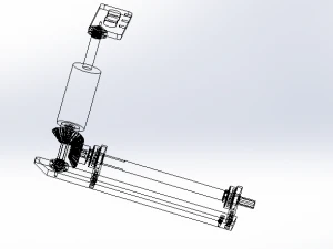 helical gearing module 3D Model