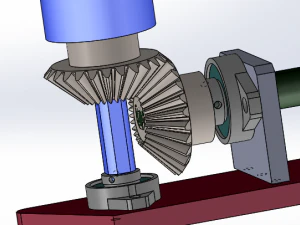 helical gearing module 3D Model