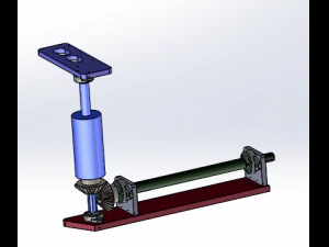 helical gearing module 3D Model