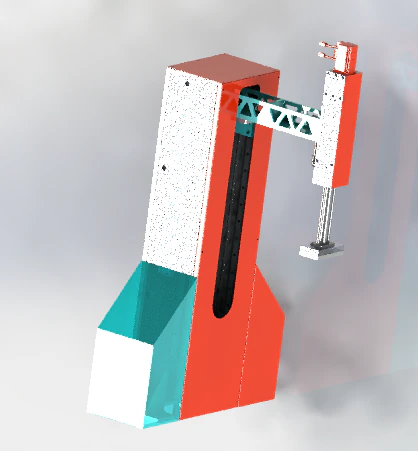 cantilever laminate mechanism 3D Model .c4d .max .obj .3ds .fbx .stl .blend 