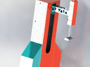 cantilever laminate mechanism 3D Model