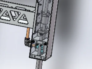 cantilever laminate mechanism 3D Model