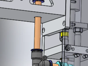 cantilever laminate mechanism 3D Model