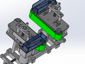 assembly line of labeling machine 3Dモデル