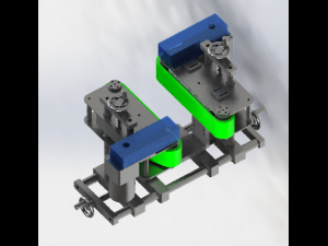 assembly line of labeling machine 3Dモデル