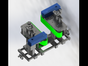 assembly line of labeling machine 3Dモデル