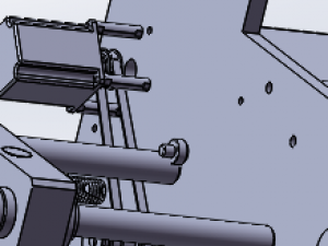 assembly line of labeling machine 3Dモデル