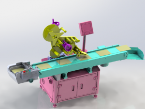 automatic labeling machine 3D 模型