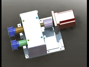 gear drive module 3D 模型