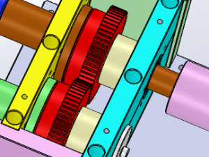 gear drive module 3D 模型