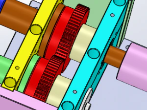 gear drive module 3D Model