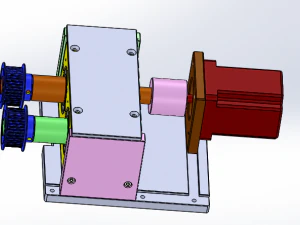 gear drive module 3D Model