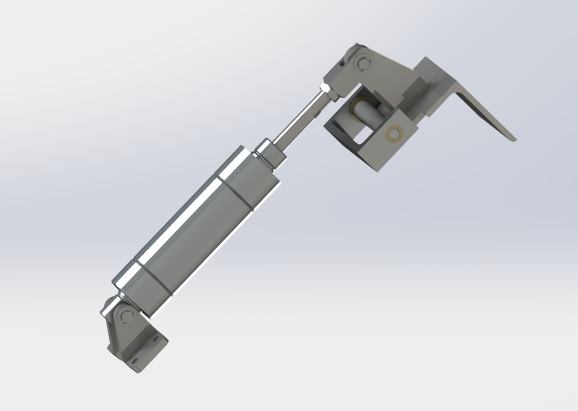 cylinder restraining mechanism 3D Model .c4d .max .obj .3ds .fbx .stl .blend 
