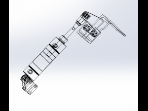 cylinder restraining mechanism 3D Model