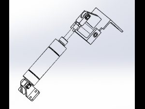 cylinder restraining mechanism 3D Model