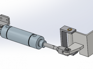 cylinder restraining mechanism 3D Model