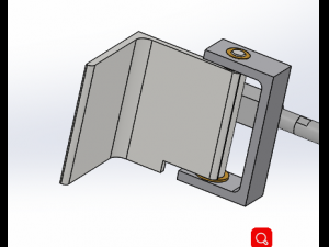 cylinder restraining mechanism 3D Model