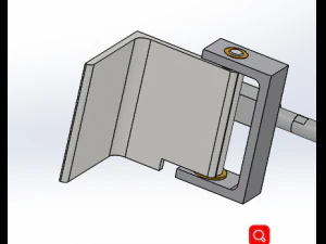cylinder restraining mechanism 3D Model