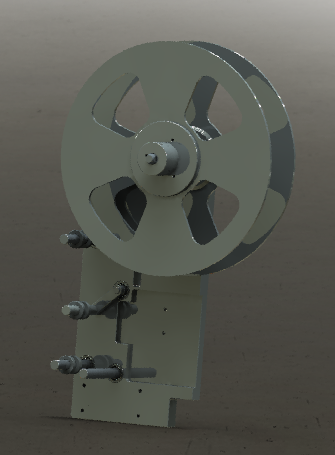 guide wheel of laminated machine module 3D 모델 .c4d .max .obj .3ds .fbx .stl .blend 
