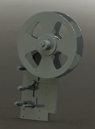 guide wheel of laminated machine module 3D Model .c4d .max .obj .3ds .fbx .stl .blend