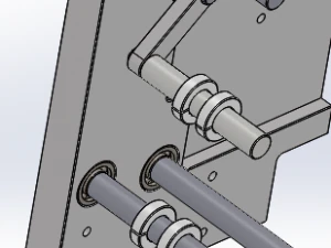 guide wheel of laminated machine module 3D Model