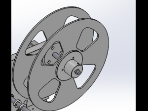 guide wheel of laminated machine module 3D 모델