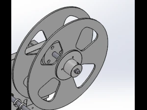 guide wheel of laminated machine module 3D Model