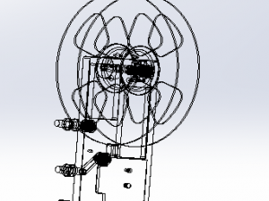 guide wheel of laminated machine module 3D 모델