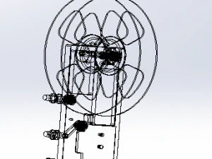guide wheel of laminated machine module 3D Model